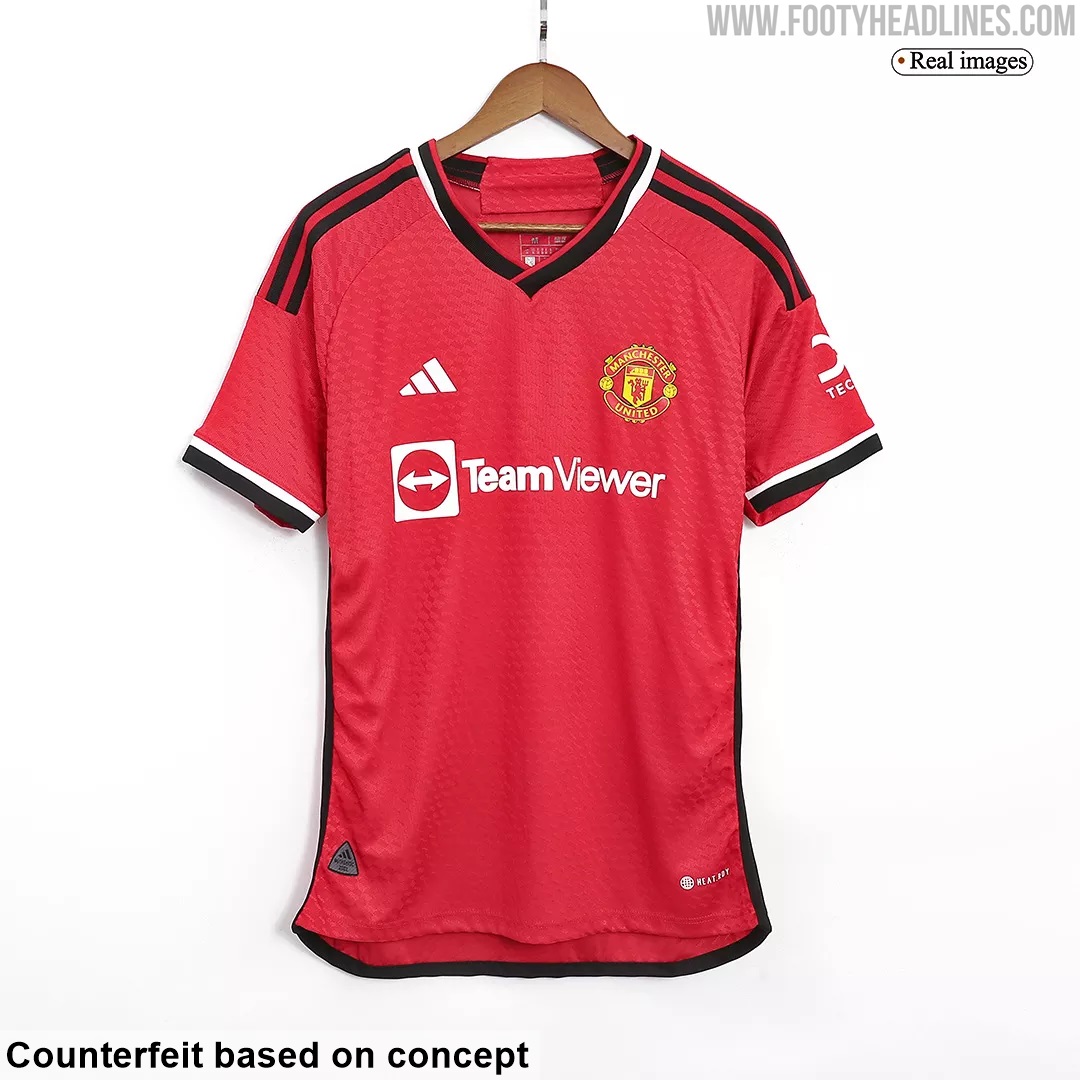 First Images of Manchester United 2023/24 Home Shirt It’s ‘Beautiful’